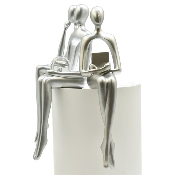 Adam & Friends Home Decor Shelf Sitters, Thinker, Fortune Teller, Reader - Picture 2 of 5